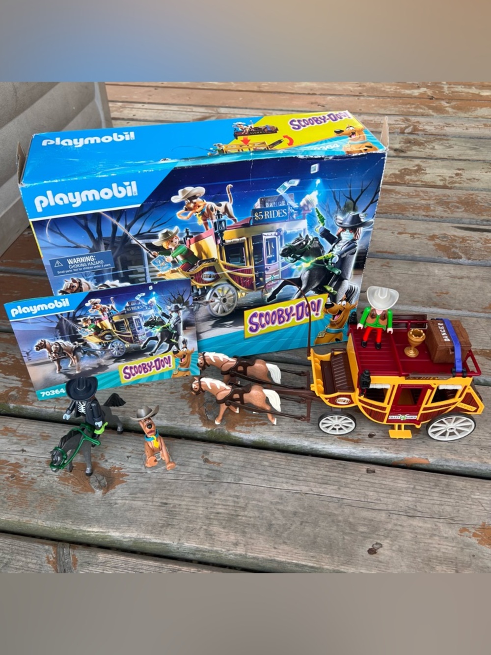 Playmobil Scooby-Doo! Set #70364 - Adventure in the Wild West - 70 Pieces
